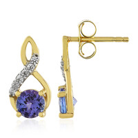 9K Tanzanite Gold Earrings (La Revelle)
