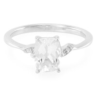 Goshenite Silver Ring