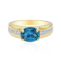 London Blue Topaz Silver Ring