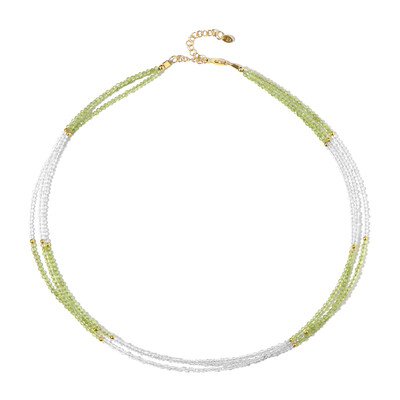 Peridot Silver Necklace