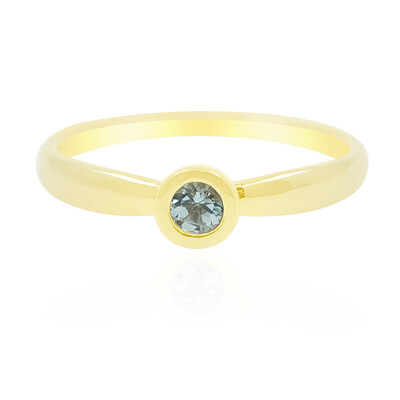 9K Nigerian Paraiba Tourmaline Gold Ring