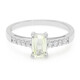 Canary Kunzite Silver Ring