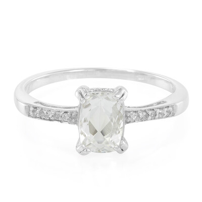 Himalayan Beryl Silver Ring