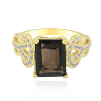 Smoky Quartz Silver Ring