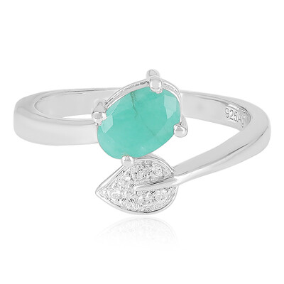 Socoto Emerald Silver Ring