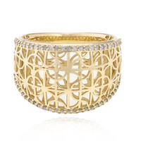 9K I4 (J) Diamond Gold Ring (Ornaments by de Melo)