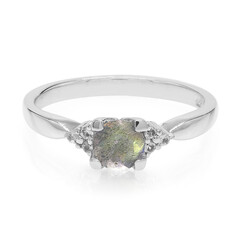 Romanian Spectrolite Silver Ring