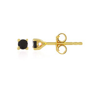 Black Tourmaline Silver Earrings