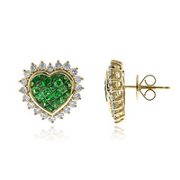 14K AAA Tsavorite Gold Earrings (CIRARI)