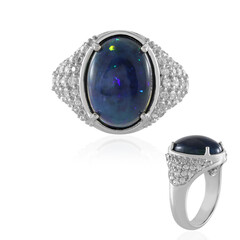 Mezezo Opal Silver Ring (Adela Silber)