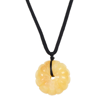 Orange calcite other Necklace