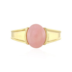 Pink Opal Silver Ring