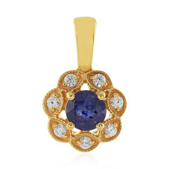 Madagascar Blue Sapphire Silver Pendant