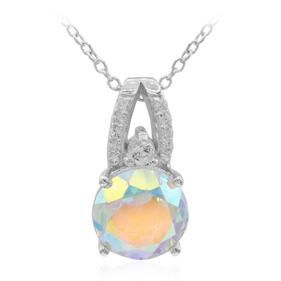 Moonlight Topaz Silver Necklace