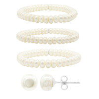 Freshwater pearl Silver Set (TPC)