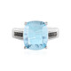 Sky Blue Topaz Silver Ring