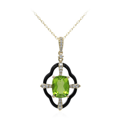 14K Dashihe Peridot Gold Necklace (CIRARI)