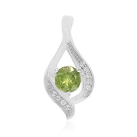 Namibian Demantoid Silver Pendant
