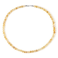 Citrine Silver Necklace
