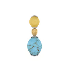 Turquoise Silver Pendant