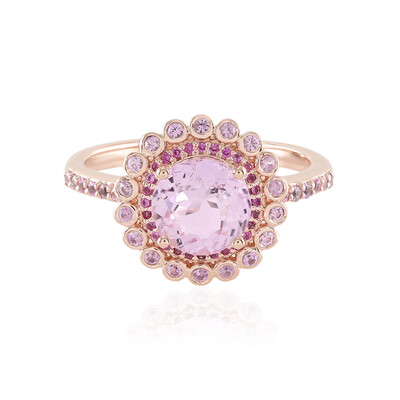 Kunzite Silver Ring (Adela Silber)