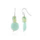 Peruvian Opal Silver Earrings