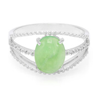 Imperial Chrysoprase Silver Ring