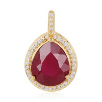 Madagascar Ruby Silver Pendant