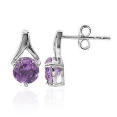 Amethyst Silver Earrings