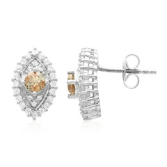 Andalusite Silver Earrings