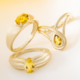 9K Australian Golden Beryl Gold Ring