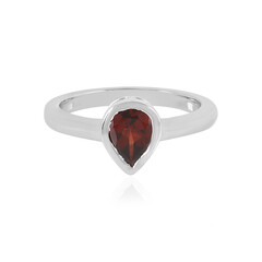 Mozambique Garnet Silver Ring