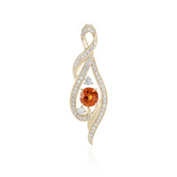 14K Spessartite Gold Pendant (AMAYANI)
