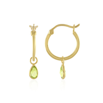 Peridot Silver Earrings