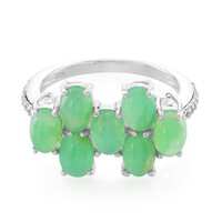 Imperial Chrysoprase Silver Ring
