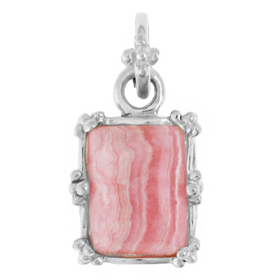 Rhodochrosite Silver Pendant (Art of Nature)