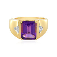 Zambian Amethyst Silver Ring