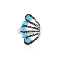 Sleeping Beauty Turquoise Silver Ring
