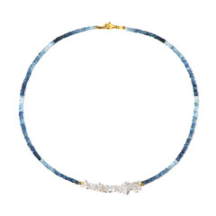 White Quartz Silver Necklace