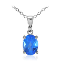 INDIGO BLUE TOPAZ Silver Necklace