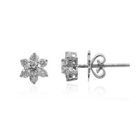 18K SI2 (H) Diamond Gold Earrings (Estée Collection)