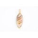 Lace Agate Silver Pendant