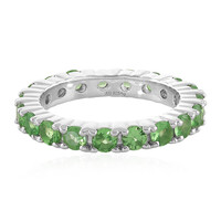 Tsavorite Silver Ring