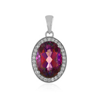 Purple Mystic Topaz Silver Pendant