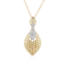 9K I1 (I) Diamond Gold Necklace (Ornaments by de Melo)