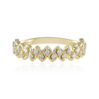 9K Flawless (F) Diamond Gold Ring (LUCENT DIAMONDS)