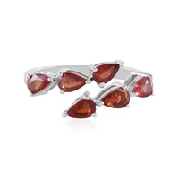 Tanzanian Ruby Silver Ring