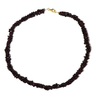Mozambique Garnet Silver Necklace