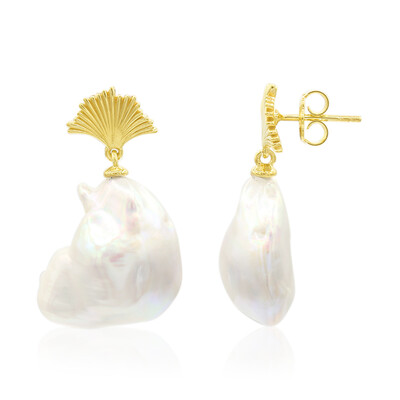 Freshwater pearl Silver Earrings (TPC)