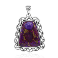 Kingman Purple Mojave Turquoise Silver Pendant (Art of Nature)